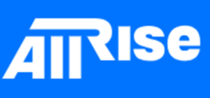 All Rise logo in white text on a blue background.